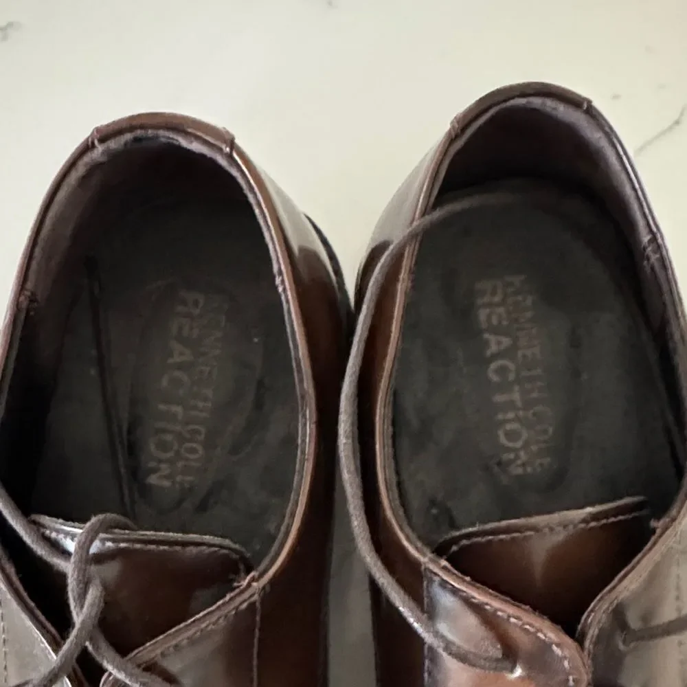 Kenneth Cole Reaction Dark Brown Men's Oxfords